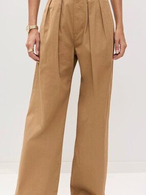 NWOT Citizens of Humanity Petra Pleated Trousers in Nano (Khaki) - 29